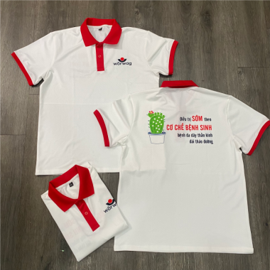 Áo Thun Polo Trắng Đồng Phục – Quà Tặng Doanh Nghiệp Chuyên Nghiệp