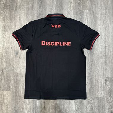 Áo Thun Polo Đen In Logo Theo Yêu Cầu