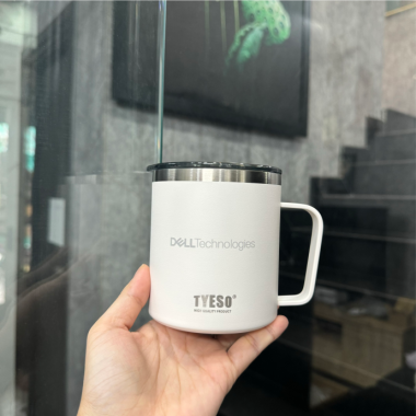 Ly Giữ Nhiệt TYESO Có Tay Cầm In Logo – Quà Tặng Doanh Nghiệp Sang Trọng