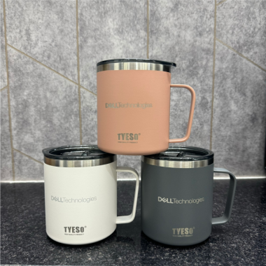 Ly Giữ Nhiệt TYESO Có Tay Cầm In Logo – Quà Tặng Doanh Nghiệp Sang Trọng