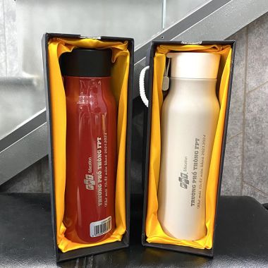 Bình Giữ Nhiệt Kèm Hộp Quà Tặng In Logo Theo Yêu Cầu