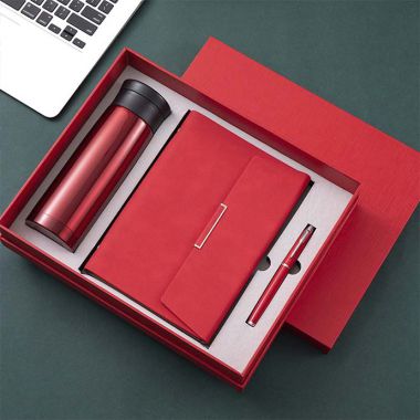 Bộ Quà Tặng Sổ Tay – Bình Giữ Nhiệt – Bút Ký In Logo Theo Yêu Cầu