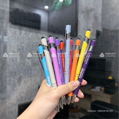 BKL 02 - Bút Kim Loại Đầu Cảm Ứng - Bút Kim Loại In Logo Theo Yêu Cầu