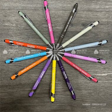 BKL 02 - Bút Kim Loại Đầu Cảm Ứng - Bút Kim Loại In Logo Theo Yêu Cầu
