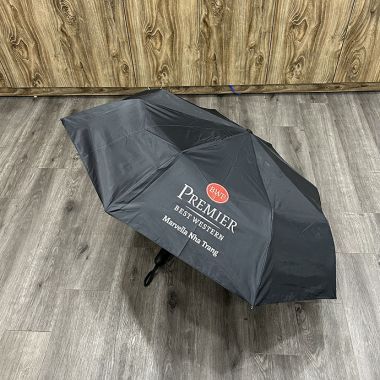 Ô Dù Gấp 3 In Logo Khách Sạn – Quà Tặng Doanh Nghiệp Cao Cấp