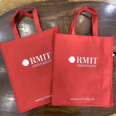 Túi Vải Không Dệt In Logo RMIT - Túi Vải Không Dệt Giá Rẻ In & Thêu Theo Yêu Cầu
