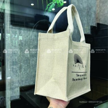 Túi Vải Đay In Logo Theo Yêu Cầu - Sản Xuất Túi Xách Du Lịch Giá Rẻ