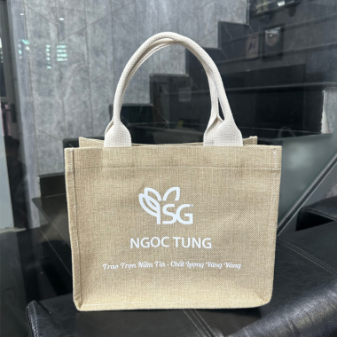 Túi Vải Đay Thêu Logo Ngọc Tùng - Chất Lượng Cao, Quà Tặng Quảng Cáo