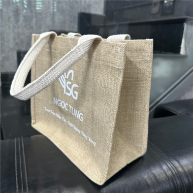 Túi Vải Đay Thêu Logo Ngọc Tùng - Chất Lượng Cao, Quà Tặng Quảng Cáo