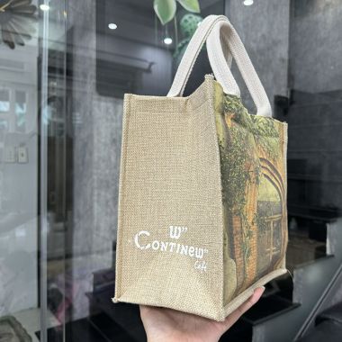 Túi Vải Đay In Logo Chất Lượng - Túi Cói In Logo Giá Rẻ