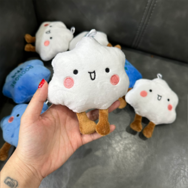 Gấu Bông Hình Đám Mây In Thêu Theo Yêu Cầu – Quà Tặng Dễ Thương Độc Quyền