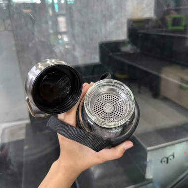 Bình Thủy Tinh 450ml In Logo Theo Yêu Cầu – Quà Tặng Thân Thiện Môi Trường