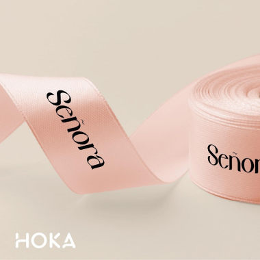 Ruy băng chiffon in logo thương hiệu – mềm mịn, sang trọng, theo yêu cầu