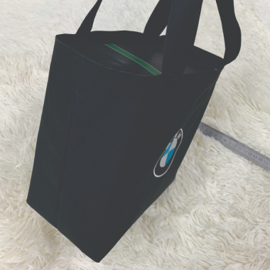 Túi vải canvas đen trơn in logo theo yêu cầu