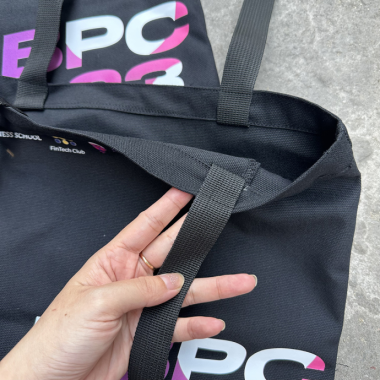 TÚI VẢI CANVAS MÀU ĐEN – NHẬN IN LOGO THEO YÊU CẦU