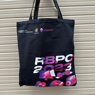 TÚI VẢI CANVAS MÀU ĐEN – NHẬN IN LOGO THEO YÊU CẦU