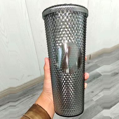 LY NHỰA 2 LỚP KIM CƯƠNG IN LOGO THEO YÊU CẦU