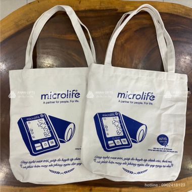 Túi Vải Canvas In Kéo Lụa Theo Yêu Cầu Giá Rẻ - Túi Vải Canvas In Logo Theo Yêu Cầu