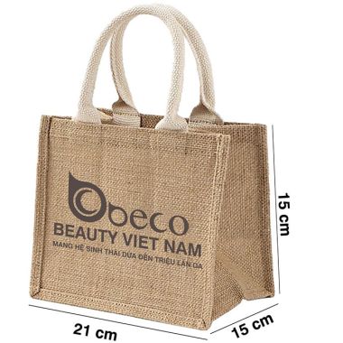 Túi Vải Đay In Logo Theo Yêu Cầu - Túi Quà Tặng Doanh Nghiệp Chất Lượng