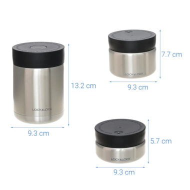 Bộ Hộp Cơm Giữ Nhiệt Lock&Lock LHC8031SLV - In & Khắc Logo Theo Yêu Cầu giá tốt - Quà Tặng Doanh Nghiệp