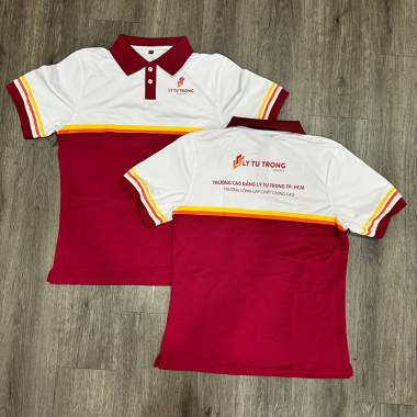 Áo Thun Polo Phối Màu In Logo Theo Yêu Cầu