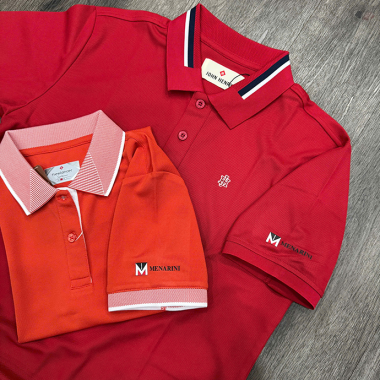 Áo Thun Vải Cá Sấu In Logo Theo Yêu Cầu