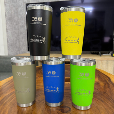 Bình Giữ Nhiệt In Khắc Logo Theo Yêu Cầu - Nhiều Màu, Giá Tốt