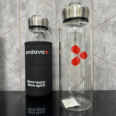 Bình Nước Thủy Tinh 1000ml - In Logo Theo Yêu Cầu | Quà Tặng Nhanh