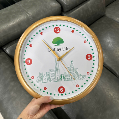 Đồng Hồ Treo Tường In Logo - Giá Tốt, Chất Lượng Cao - In Logo Số Lượng Lớn