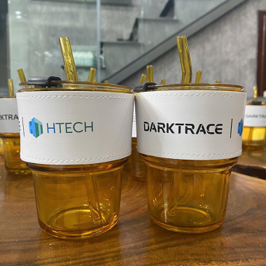 Ly Thủy Tinh Bọc Da In Logo - Sang Trọng, Đẳng Cấp, Quà Tặng Doanh Nghiệp