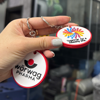 Móc Khóa Silicon Thiết Kế Theo Yêu Cầu - In Logo, Giá Sỉ