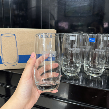 Bộ 6 Ly Thủy Tinh In Logo Theo Yêu Cầu - Sang Trọng, Giá Tốt