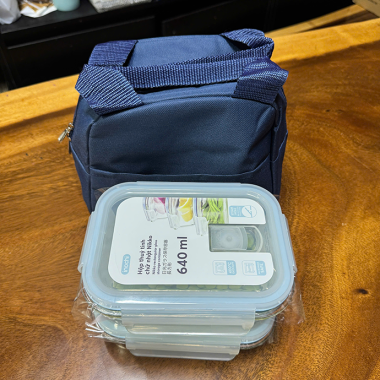 Quà Tặng Văn Phòng – Hộp Cơm Inochi Kèm Túi In Logo Theo Yêu Cầu