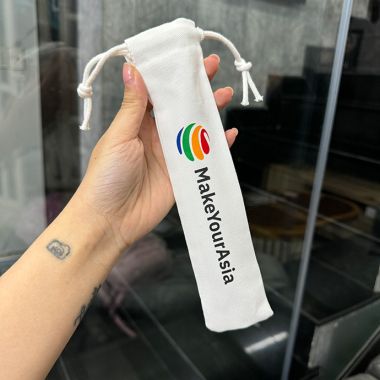 Túi Vải Mini Đựng Bộ Muỗng Đũa – In Logo Theo Yêu Cầu, Gọn Nhẹ Tiện Lợi