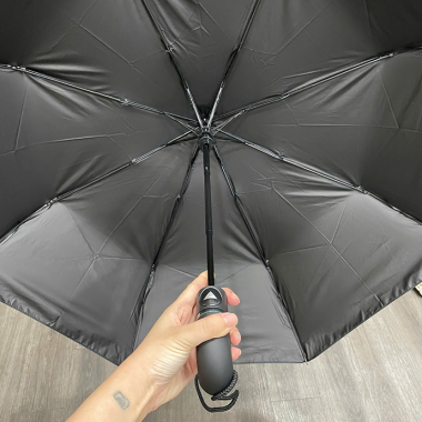 Ô Dù Gấp Gọn Màu Đen – In Logo CHUONG NHAN CO., LTD