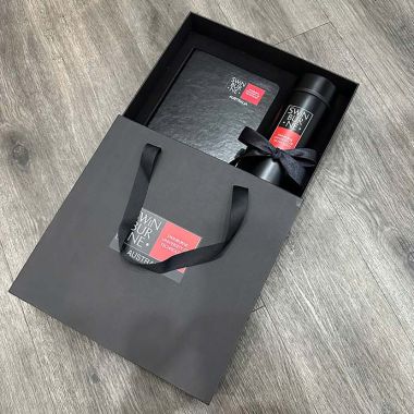 Bộ Quà Tặng Bình Giữ Nhiệt Kèm Sổ – Sang Trọng, In Logo Theo Yêu Cầu