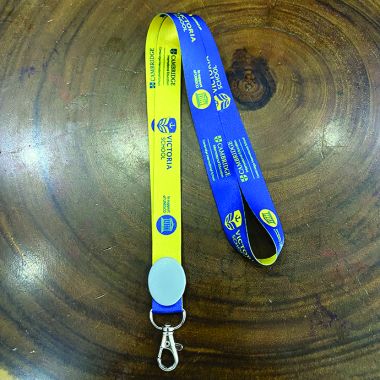 Dây Đeo Thẻ Satin In Logo 2 Mặt – Trường Học, Sự Kiện, Doanh Nghiệp