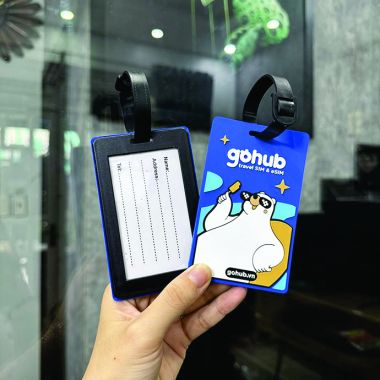 Thẻ Gắn Vali Du Lịch – Tag Hành Lý In Logo Quảng Cáo