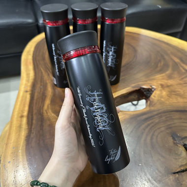 Bình Giữ Nhiệt Feather Light LocknLock 450 ml In Logo Quảng Cáo