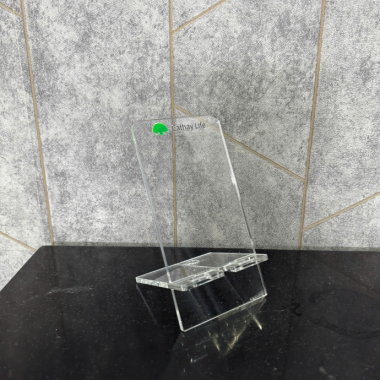 Kệ để điện thoại mica trong suốt in logo theo yêu cầu