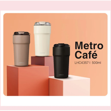 Bình Giữ Nhiệt Lock&Lock Metro Tumbler 650ml – Thiết Kế 3 Trong 1, In Logo Theo Yêu Cầu (Mã: LHC4359)