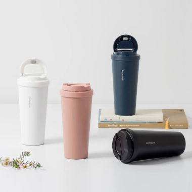 Bình Giữ Nhiệt Lock&Lock Energetic One-Touch 550ml – Nắp Một Chạm, In Logo Theo Yêu Cầu (Mã: LHC3249)