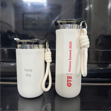 Bình Giữ Nhiệt Mini Có Quai Dây – In Logo Theo Yêu Cầu, Nhỏ Gọn Tiện Lợi