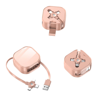 Cáp Sạc Nhanh 3 Trong 1 Tích Hợp Giá Đỡ – Thiết Kế Nhỏ Gọn, Đa Năng