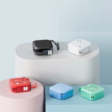 Cáp Sạc Nhanh 3 Trong 1 Tích Hợp Giá Đỡ – Thiết Kế Nhỏ Gọn, Đa Năng