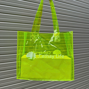 Túi Nhựa Trong Suốt Quai Dài Màu Neon – Nổi Bật, Thời Trang, Dễ Tùy Biến