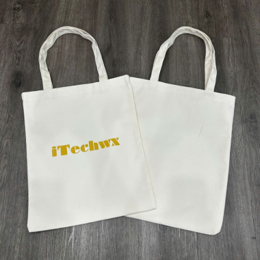 Túi Vải Canvas In Logo iTechwx – Đơn Giản, Hiện Đại, Thân Thiện Môi Trường