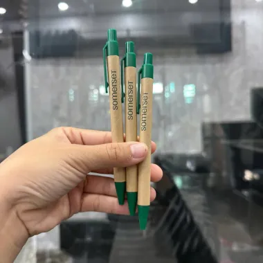 Bút Giấy Kraft In Logo – Bút Quảng Cáo Thân Thiện Môi Trường