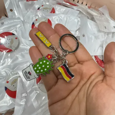 Móc Khóa Kim Loại In Logo Theo Yêu Cầu – Quà Tặng Doanh Nghiệp