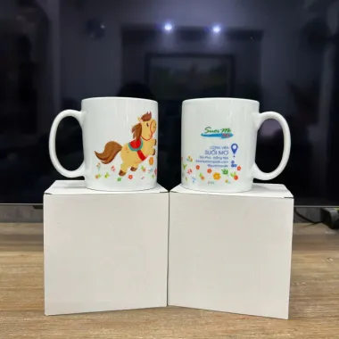 Ly Sứ Bát Tràng In Chuyển Nhiệt – Cốc Sứ In Hình Theo Yêu Cầu Giá Rẻ